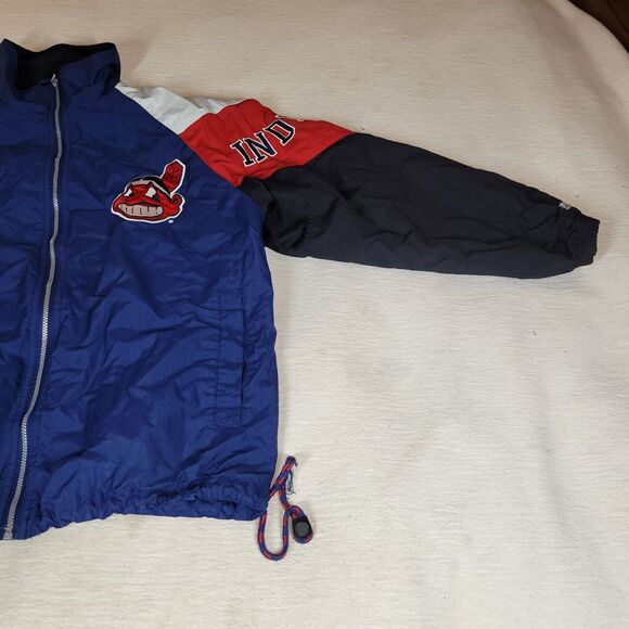 Vintage Mirage Windbreaker Atlanta Braves Jacket Mens Sz XL Sports NBL Baseball - Picture 13 of 16